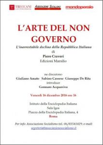 L'arte del non governo